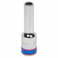 Головка торцевая глубокая двенадцатигранная 1/2", 9 мм KING TONY 423009M Головка торцевая глубокая двенадцатигранная 1/2", 9 мм KING TONY 423009M