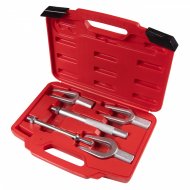 Набор съемников шаровых опор и рулевых наконечников, зев 18, 24, 29 мм, вилки, кейс, 5 предметов МАСТАК 100-55005C Набор съемников шаровых опор и рулевых наконечников, зев 18, 24, 29 мм, вилки, кейс, 5 предметов МАСТАК 100-55005C