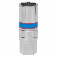 Головка свечная шестигранная 3/8", 18 мм, пружинный фиксатор KING TONY 36A518 Головка свечная шестигранная 3/8", 18 мм, пружинный фиксатор KING TONY 36A518