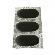 Набор заплат для ремонта камер на фольге. 43х80мм. (50шт)