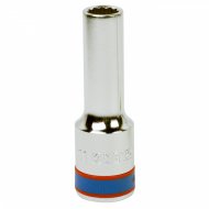 Головка торцевая глубокая двенадцатигранная 1/2", 11 мм KING TONY 423011M Головка торцевая глубокая двенадцатигранная 1/2", 11 мм KING TONY 423011M