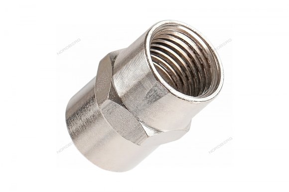 Переходник резьбовой F1/4" - F1/4" NORDBERG NPFF22 Переходник резьбовой F1/4" - F1/4" NORDBERG NPFF22