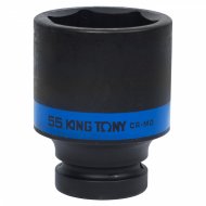 Головка торцевая ударная глубокая шестигранная 1", 55 мм KING TONY 843555M Головка торцевая ударная глубокая шестигранная 1", 55 мм KING TONY 843555M
