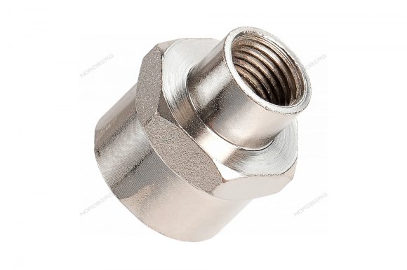 Переходник резьбовой F1/4" - F1/2" NORDBERG NPFF24 Переходник резьбовой F1/4" - F1/2" NORDBERG NPFF24