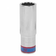 Головка торцевая глубокая двенадцатигранная 1/2", 17 мм KING TONY 423017M Головка торцевая глубокая двенадцатигранная 1/2", 17 мм KING TONY 423017M