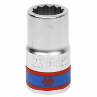 Головка торцевая стандартная двенадцатигранная 3/4", 23 мм KING TONY 633023M Головка торцевая стандартная двенадцатигранная 3/4", 23 мм KING TONY 633023M