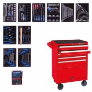 Набор инструментов "UNION" в красной тележке, 173 предмета KING TONY 932-000MR Набор инструментов "UNION" в красной тележке, 173 предмета KING TONY 932-000MR