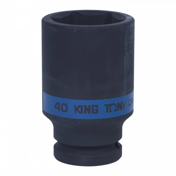 Головка торцевая ударная глубокая шестигранная 3/4", 40 мм KING TONY 643540M
