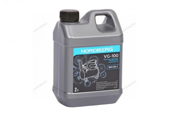 Масло компрессорное VG-100, 2 л NORDBERG NHA100-2 Масло компрессорное VG-100, 2 л NORDBERG NHA100-2