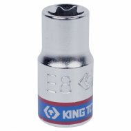 Головка торцевая TORX Е-стандарт 1/4", E8, L = 24 мм KING TONY 237508M Головка торцевая TORX Е-стандарт 1/4", E8, L = 24 мм KING TONY 237508M