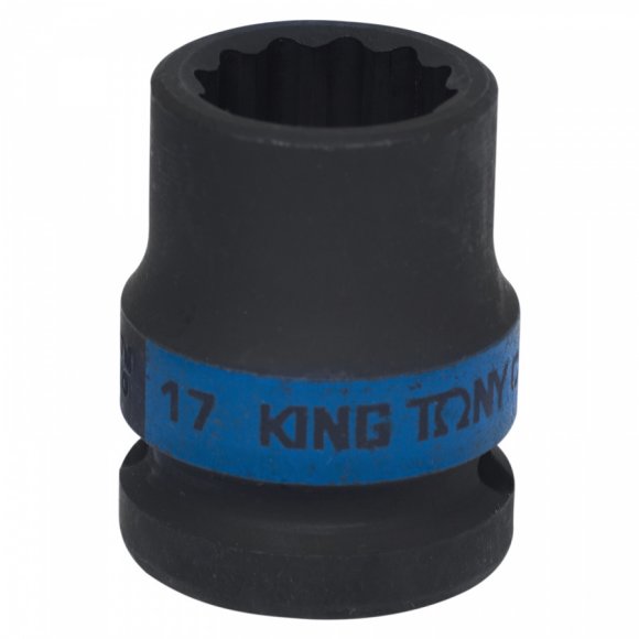 Головка торцевая ударная двенадцатигранная 1/2", 17 мм KING TONY 453017M