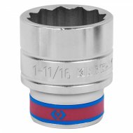 Головка торцевая стандартная двенадцатигранная 3/4", 1-11/16, дюймовая KING TONY 633054S Головка торцевая стандартная двенадцатигранная 3/4", 1-11/16, дюймовая KING TONY 633054S