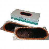 Набор заплат для ремонта камер на фольге №7B. 75х150мм. (10шт) Набор заплат для ремонта камер на фольге №7B. 75х150мм. (10шт)