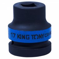 Головка торцевая ударная четырехгранная 1", 17 мм, футорочная KING TONY 851417M Головка торцевая ударная четырехгранная 1", 17 мм, футорочная KING TONY 851417M