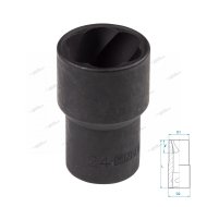 Головка для поврежденного крепежа 1/2"", 24 мм Головка для поврежденного крепежа 1/2"", 24 мм