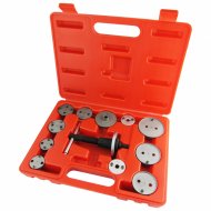 Приспособление для утапливания поршней тормозного цилиндра, кейс, 13 предметов МАСТАК 102-00011C Приспособление для утапливания поршней тормозного цилиндра, кейс, 13 предметов МАСТАК 102-00011C