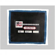 Пластырь кордовый для ремонта радиальных шин (арамид) 115х125мм Пластырь кордовый для ремонта радиальных шин (арамид) 115х125мм