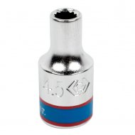 Головка торцевая стандартная двенадцатигранная 1/4", 4,5 мм KING TONY 233045M Головка торцевая стандартная двенадцатигранная 1/4", 4,5 мм KING TONY 233045M