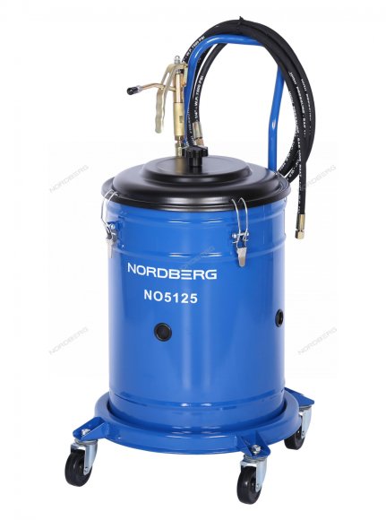 Установка электрическая для раздачи густой смазки с баком, 25 л NORDBERG NO5125 Установка электрическая для раздачи густой смазки с баком, 25 л NORDBERG NO5125