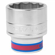 Головка торцевая стандартная двенадцатигранная 3/4", 1-13/16", дюймовая KING TONY 633058S Головка торцевая стандартная двенадцатигранная 3/4", 1-13/16", дюймовая KING TONY 633058S