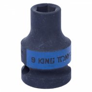 Головка торцевая ударная шестигранная 1/2", 09 мм KING TONY 453509M Головка торцевая ударная шестигранная 1/2", 09 мм KING TONY 453509M