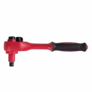 Трещотка диэлектрическая 3/8", 200 мм, 24 зубца, флажковая с кнопкой, фиксатор KING TONY 3771VE-08 Трещотка диэлектрическая 3/8", 200 мм, 24 зубца, флажковая с кнопкой, фиксатор KING TONY 3771VE-08