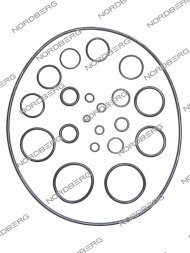 Ремкомплект (прокладки) X006633 для NORDBERG 2380 old Ремкомплект (прокладки) X006633 для NORDBERG 2380 old