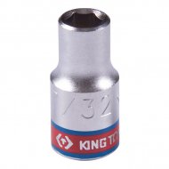 Головка торцевая стандартная шестигранная 1/4", 7/32", дюймовая KING TONY 233507S Головка торцевая стандартная шестигранная 1/4", 7/32", дюймовая KING TONY 233507S