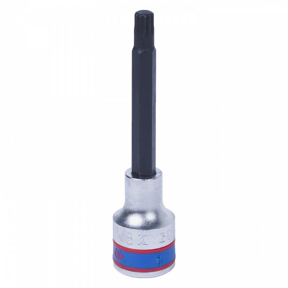 Насадка (бита) торцевая 1/2", Spline, M8, L = 100 мм KING TONY 404608