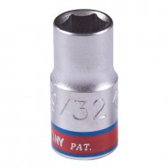 Головка торцевая стандартная шестигранная 1/4", 9/32", дюймовая KING TONY 233509S Головка торцевая стандартная шестигранная 1/4", 9/32", дюймовая KING TONY 233509S