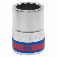 Головка торцевая стандартная двенадцатигранная 3/4", 15/16", дюймовая KING TONY 633030S Головка торцевая стандартная двенадцатигранная 3/4", 15/16", дюймовая KING TONY 633030S