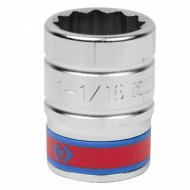 Головка торцевая стандартная двенадцатигранная 3/4", 1-1/16", дюймовая KING TONY 633034S Головка торцевая стандартная двенадцатигранная 3/4", 1-1/16", дюймовая KING TONY 633034S