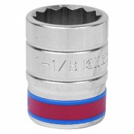 Головка торцевая стандартная двенадцатигранная 3/4", 1-1/8", дюймовая KING TONY 633036S Головка торцевая стандартная двенадцатигранная 3/4", 1-1/8", дюймовая KING TONY 633036S