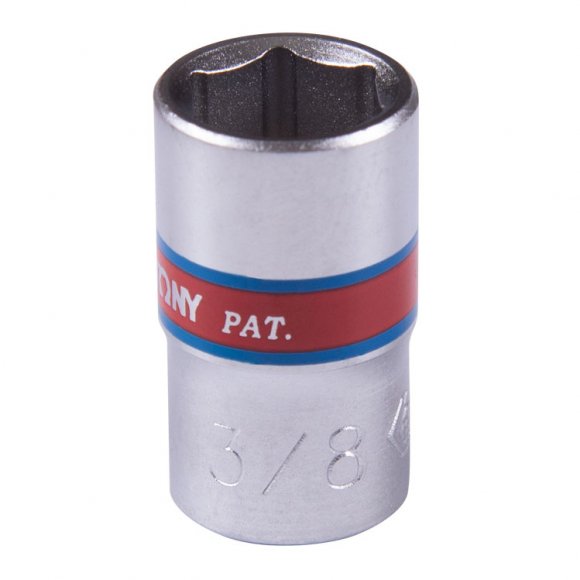 Головка торцевая стандартная шестигранная 1/4", 3/8", дюймовая KING TONY 233512S